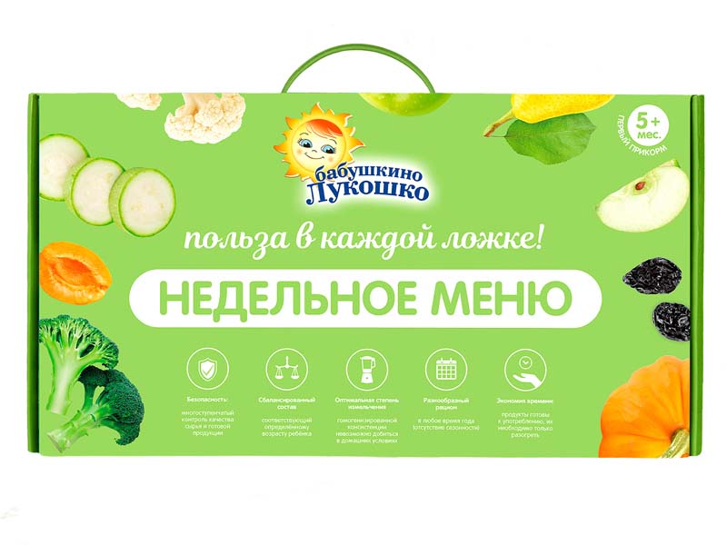 Grandmother-basket-3-weeks-menu-poster «Бабушкино лукошко» на неделю с 5 месяцев