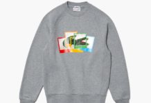 Lacoste: смотрим на мир через разноцветные линзы Толстовка Lacoste со снимками Polaroid
