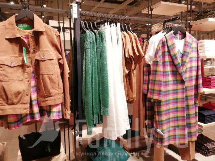 Женская коллекция одежды Benetton на осень 2021