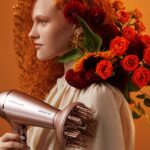 Фен Polaris PHD 2503TDi для «кудрявого метода» Девушка с рыжими кудрявыми волосами