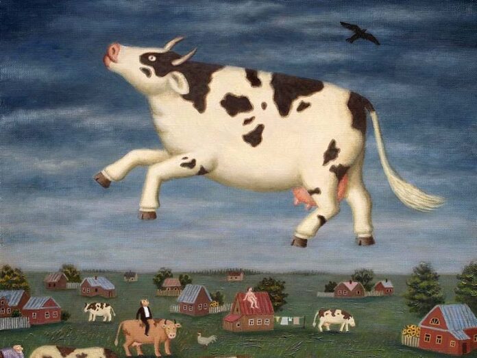 Летающая корова Владимира Любарова