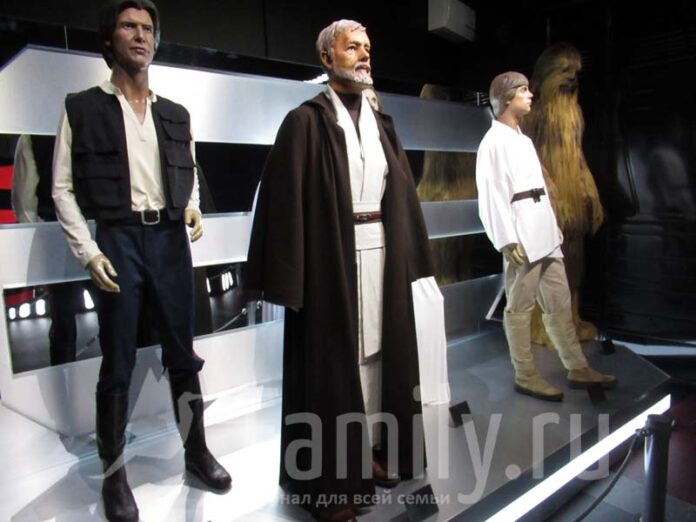 Герои «Звездных войн»: Хан Соло, Оби-Ван Кеноби, Принцесса Лея Органа и Люк Скайуокер