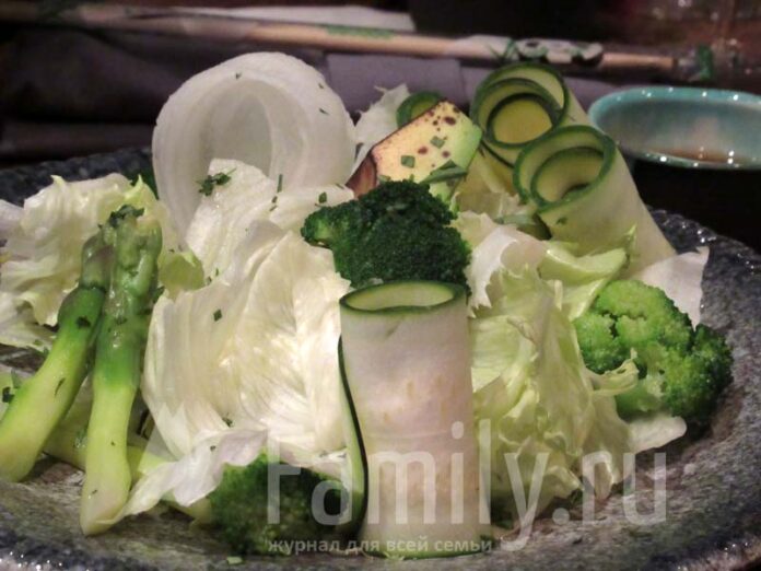 Витаминный салат с овощами