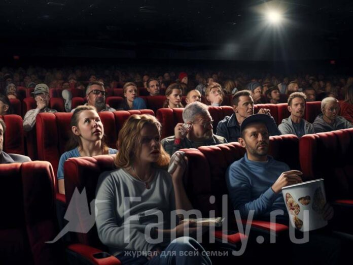 Зрители в кинотеатре