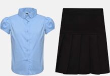 OVS Kids: и снова школа! Блузка и юбка для школьницы