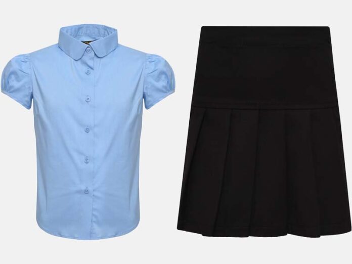 Блузка и юбка для школьницы