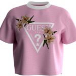 Спортивное лето с Guess Футболка с цветочным принтом Guess Activewear SS24
