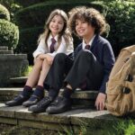 Школьная коллекция Geox: легко, удобно и красиво Школьники позируют для рекламной фотосессии