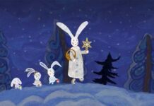 Авторская анимация: юмор, чудеса и дружба Снежные зайчики мультик