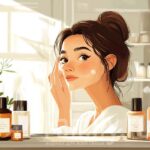 Lifecode: уход и красота Девушка перед зеркалом