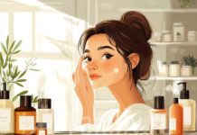 Lifecode: уход и красота Девушка перед зеркалом