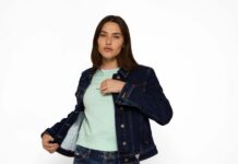 Деним: жизнь в ритме большого города Девушка в джинсовой куртке