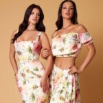 Guess SS’25: и в пир, и в мир Девушки в летних платьях Guess