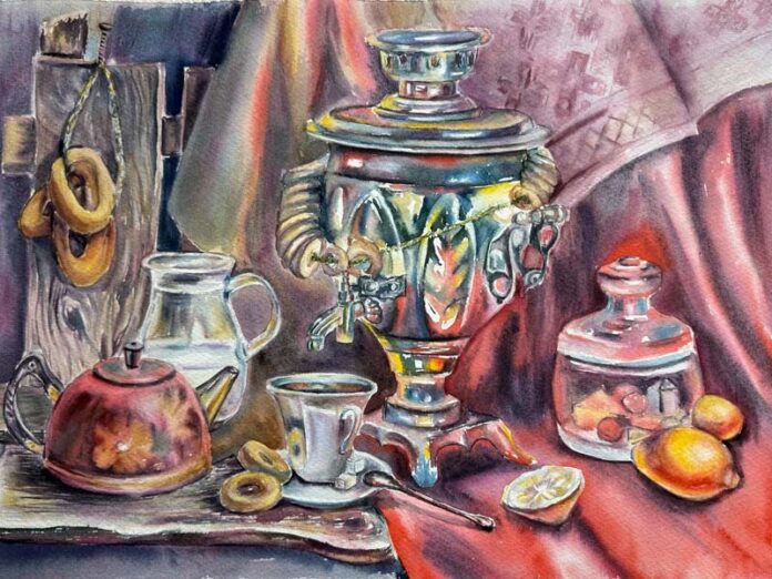 Art-russia-sept-25-poster Чаепитие в русском стиле