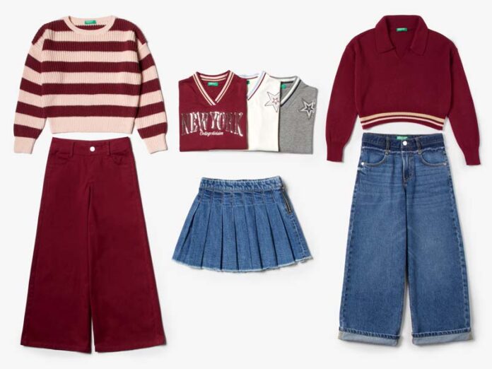Брюки, джинсы, пуловеры Бенеттон для девочек