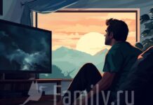 Кино онлайн: детективы, мистика и теории заговора Парень сидит перед телевизором