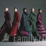 Тренды зимы 2025–2026 Девушки в зимней одежде разных цветов