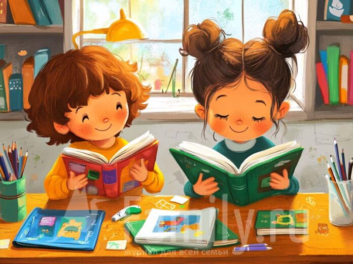 Дети с книжками