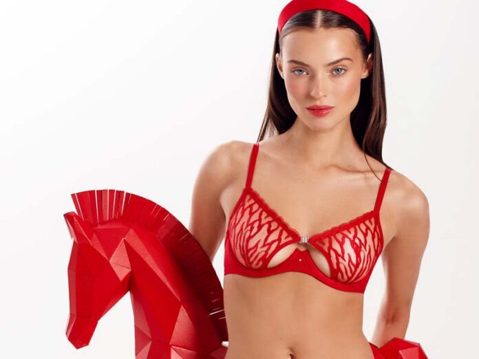 Белье Дефиле красное