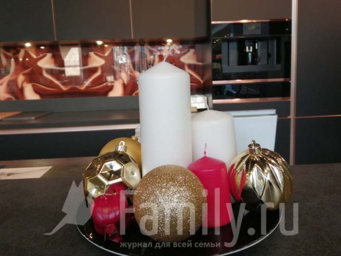 Свечи и шарики