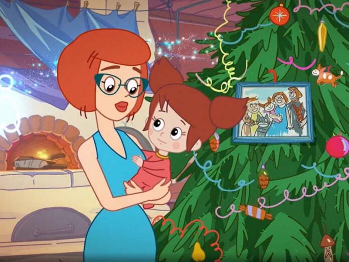 Мама с дочкой - герои Простоквашино