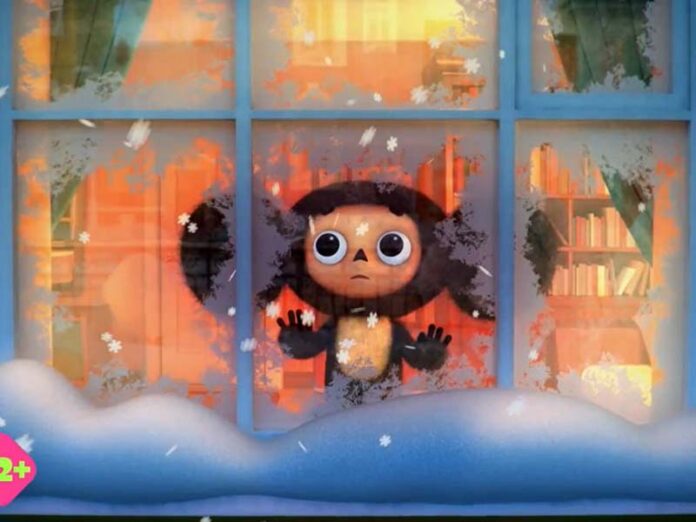 Чебурашка у окна