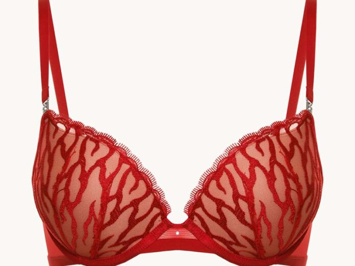 Бюстгальтер красный Дефиле 