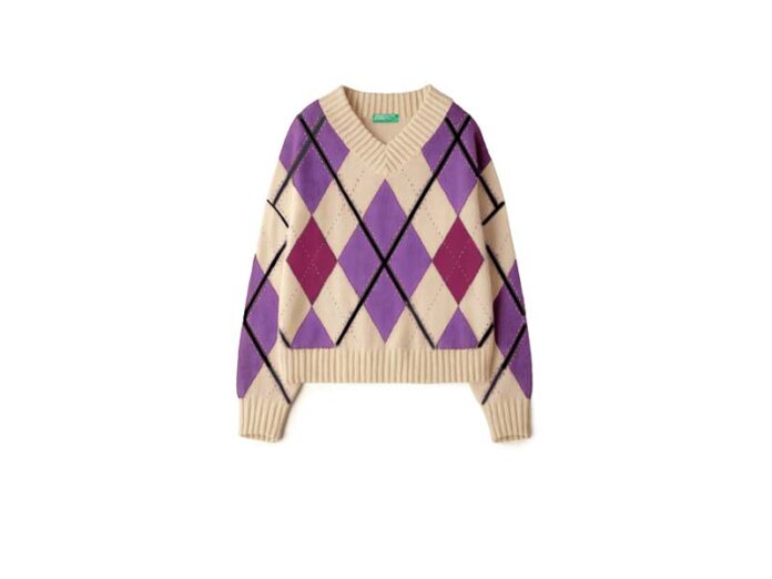 Демпер с ромбами Benetton