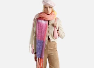 Benetton: выбираем зимний трикотаж Кардиган и шарф Benetton 2026