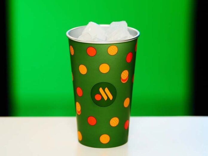 Стакан хамелеон со льдом