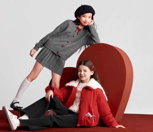 Весенняя Balabala Дети в рекламной съемке