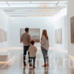 Музейные новости Семья на выставке