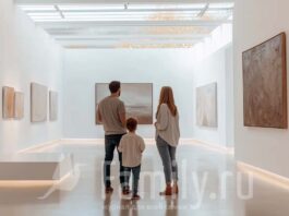 Музейные новости Семья на выставке