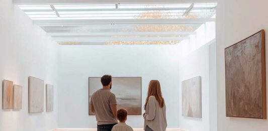 Музейные новости Семья на выставке