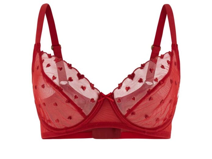 Красный бюстгальтер Guess