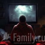 Кино онлайн: что смотреть весной? Парень перед телевизором