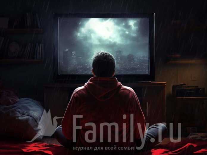 Films-online-mart-26-poster Парень перед телевизором