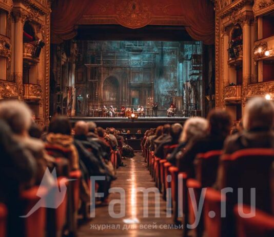 Театр в марте: «Открытые сцены», Платонов и поэзия Зрители в театре смотрят пьесу