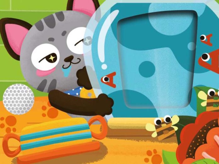 Озорная кошка, загляни в окошко