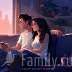 Кино онлайн: что смотреть в апреле? Парень и девушка смотрят кино дома