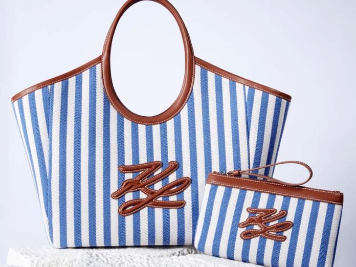 Karl Lagerfeld пляжная сумка в полоску