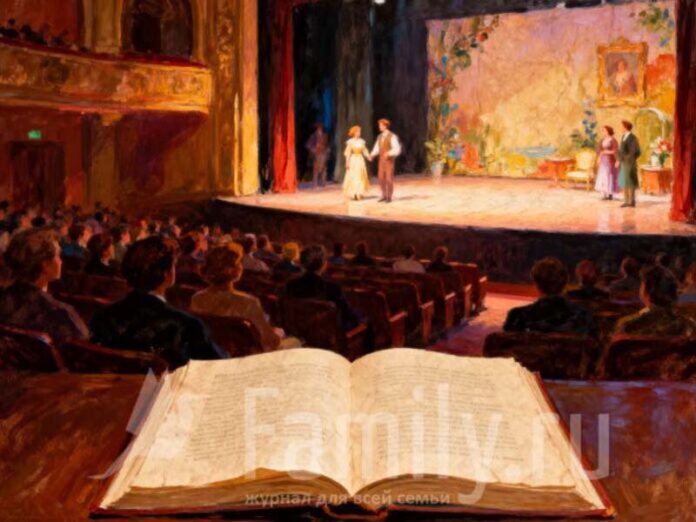 Theatre-apr-26-poster Актеры на сцене театра