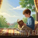 Книги мая: приключения, фантастика и ужасы Мальчик читает книгу
