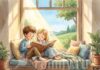 Книги июля: фэнтези, приключения и детектив Мальчик и девочка читают книгу