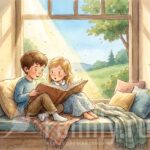 Книги июля: фэнтези, приключения и детектив Мальчик и девочка читают книгу