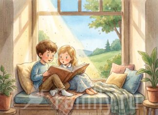 Книги июля: фэнтези, приключения и детектив Мальчик и девочка читают книгу