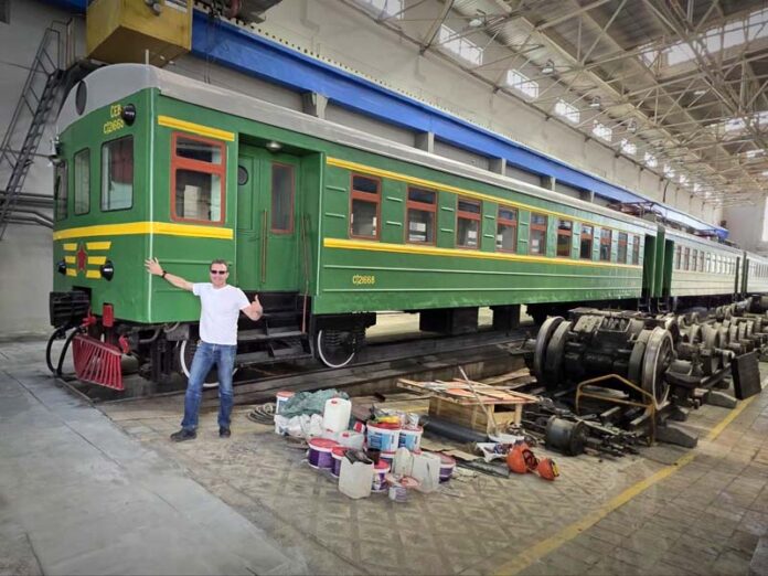 Максим Катков в депо