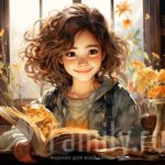 Книги октября: для любознательных и фантазеров Красивая девочка с книгой