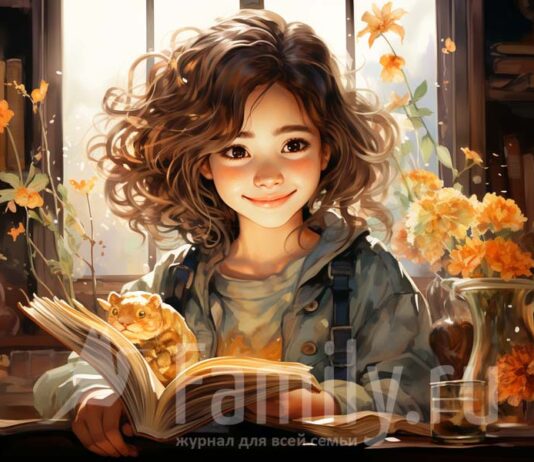 Книги октября: для любознательных и фантазеров Красивая девочка с книгой